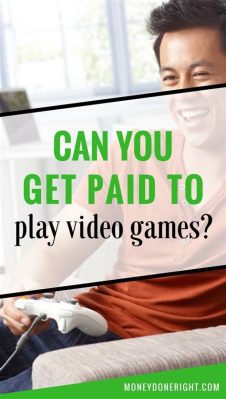 can you get paid to play video games